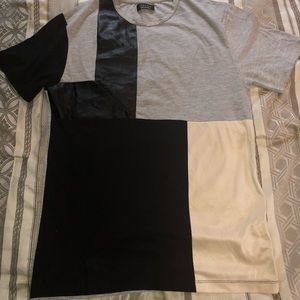 Zara color block tee